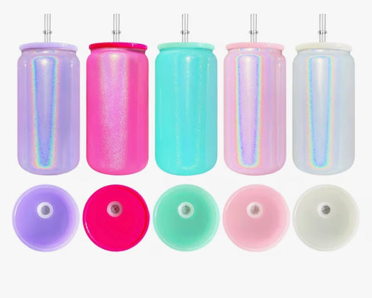 16 oz Stainless Steel Shimmery Cups
