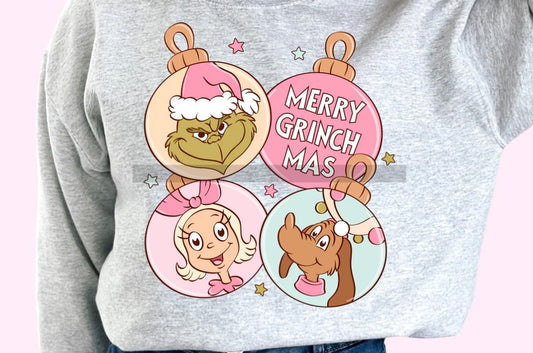 Grinchmas Ornaments Crewneck
