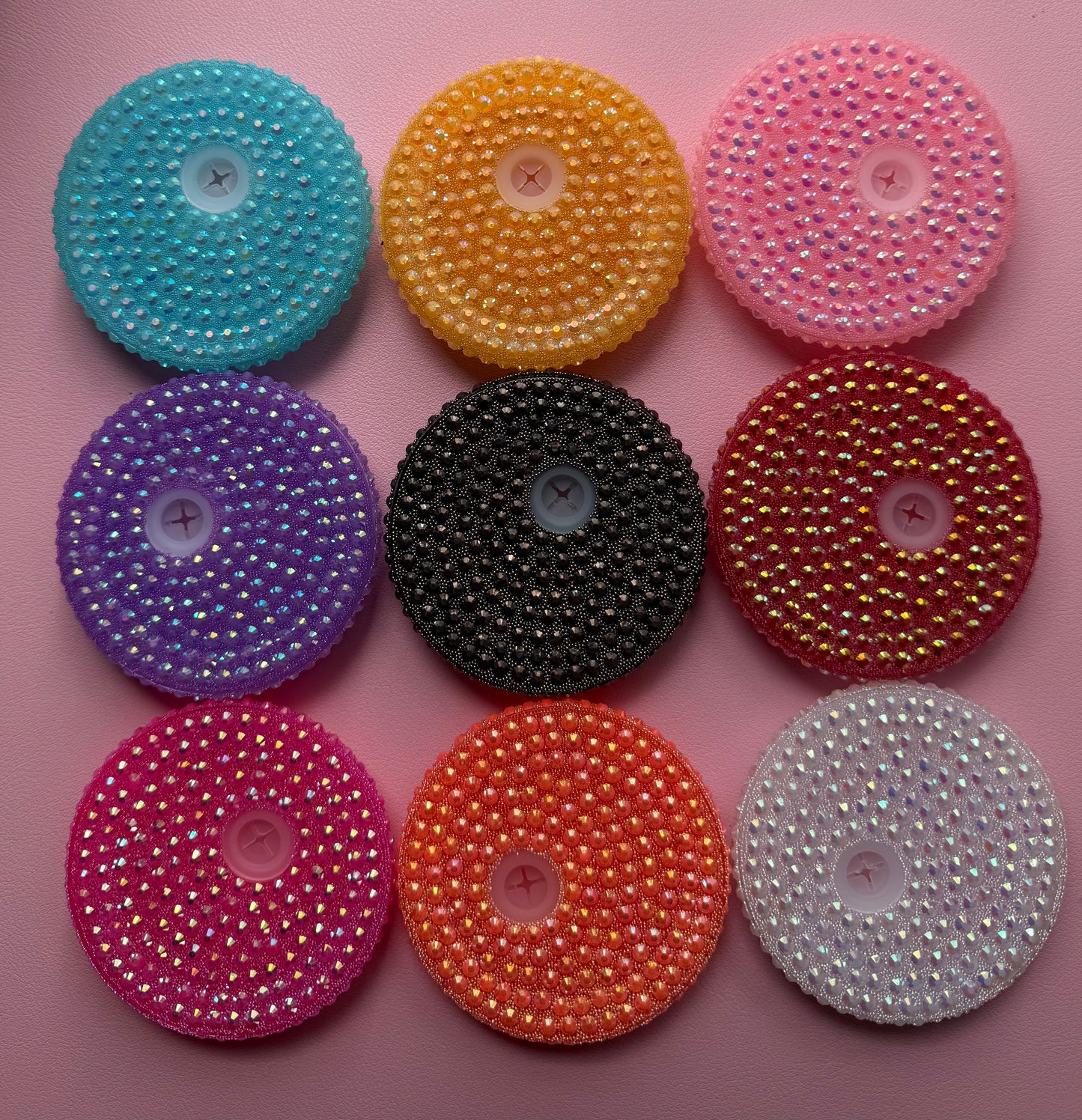 Rhinestone Lids