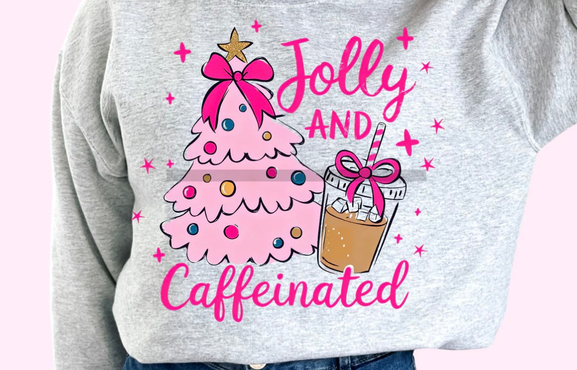 Jolly and Caffeinated Crewneck