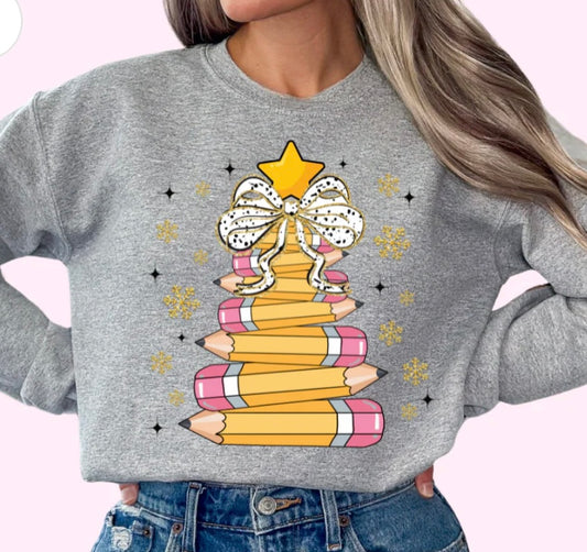 Pencil Tree Crewneck