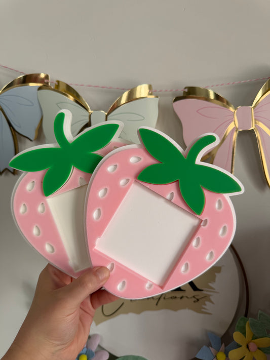 Strawberry Sticky Note Holder