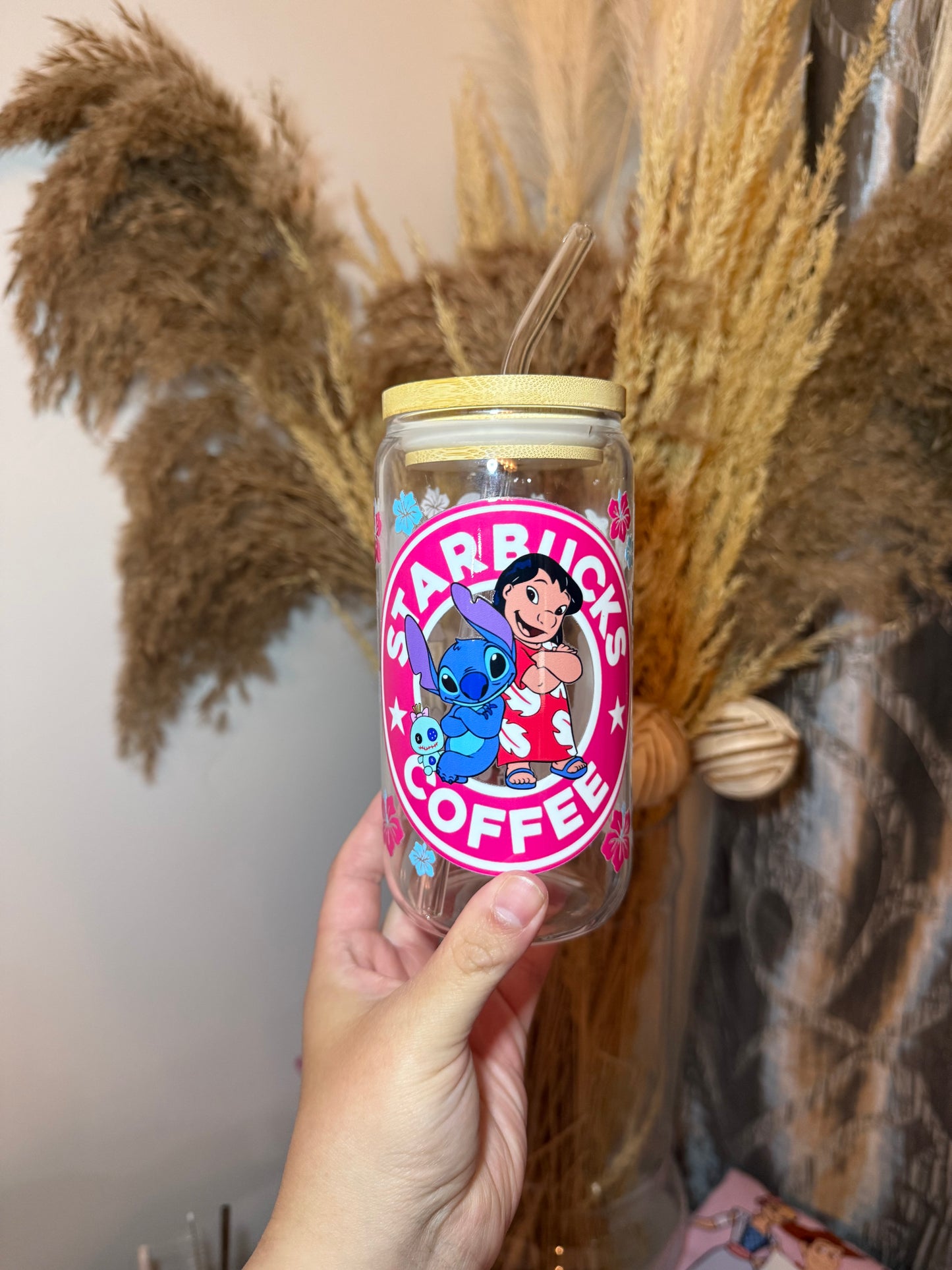 Make Your Own Clear Glass 16oz Cup