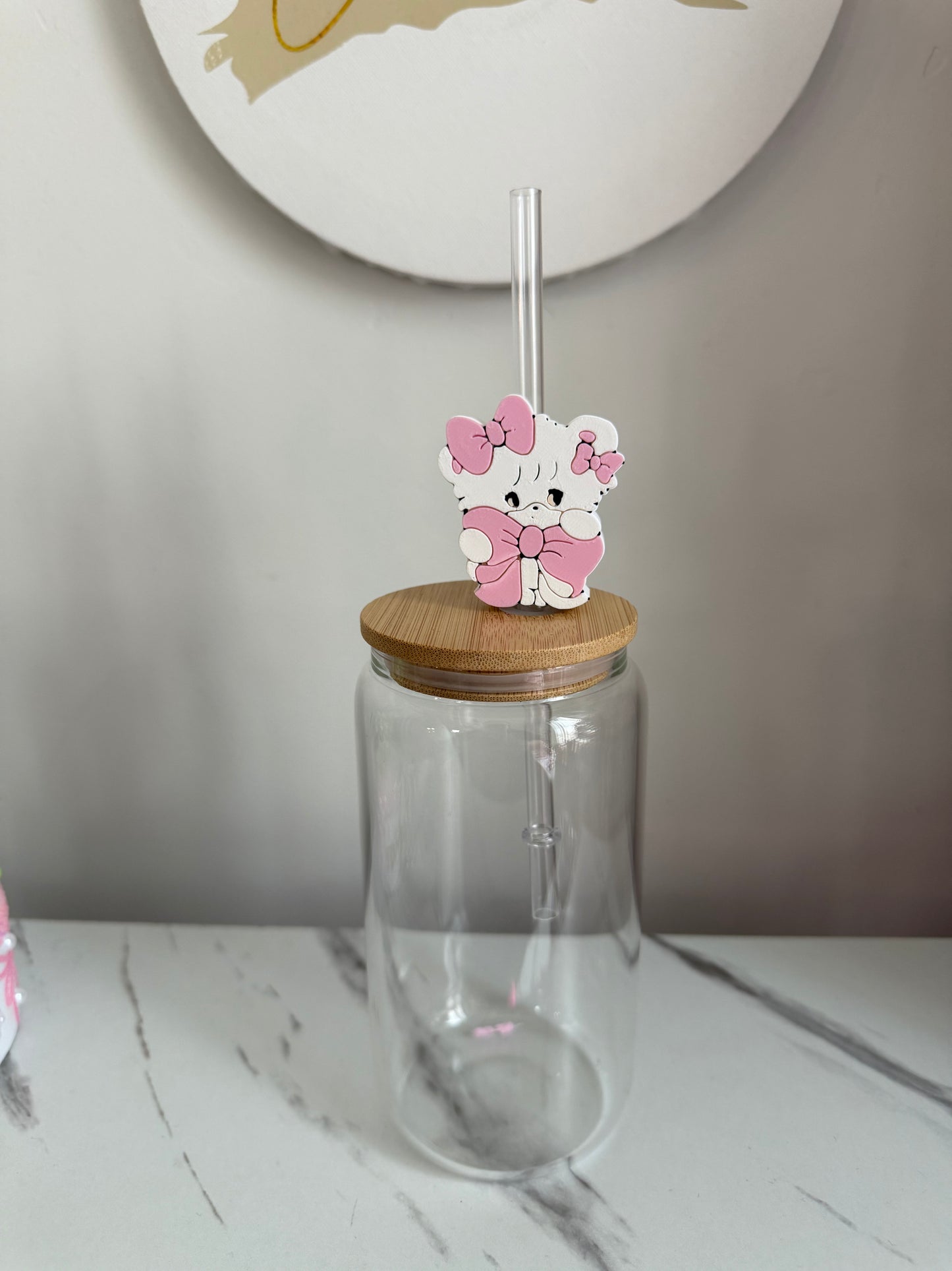 Cat Straw Topper