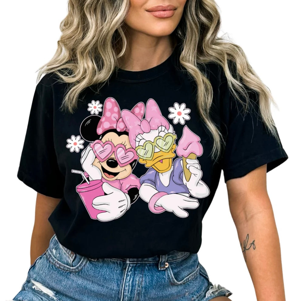 Minnie & Daisy Desert  T-Shirt