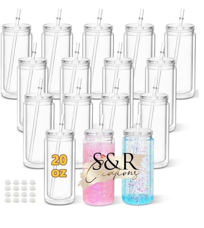 20oz Acrylic Snowglobe