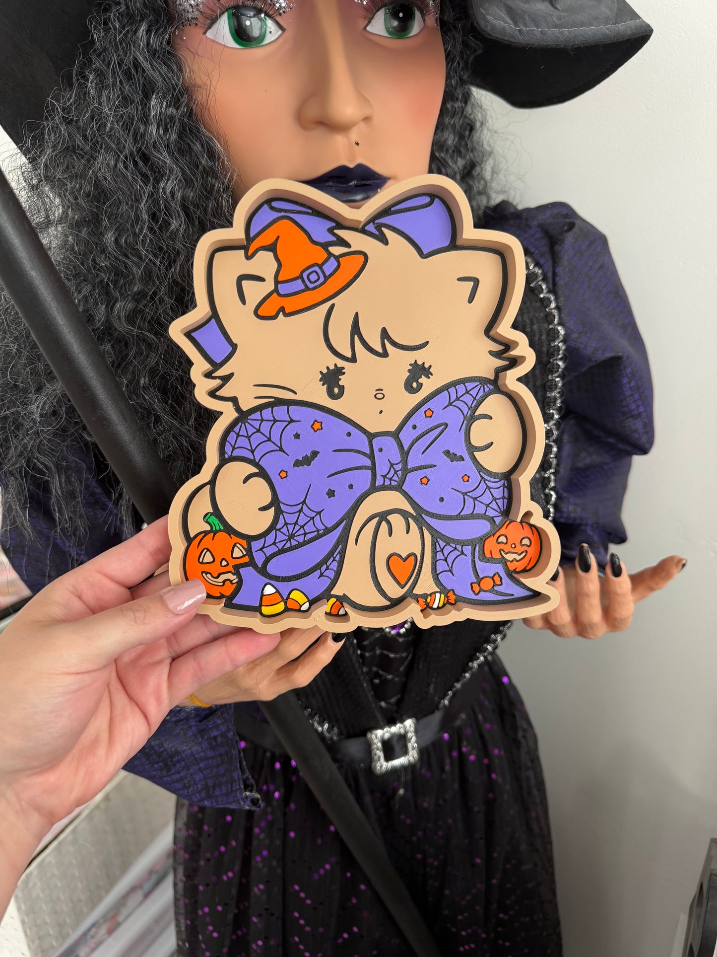 Spooky Cat Tray