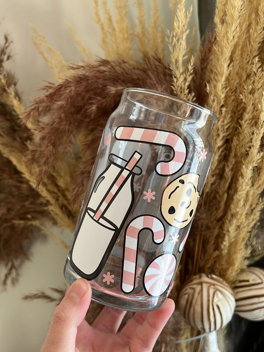 Cookies N' Milk Glass Can